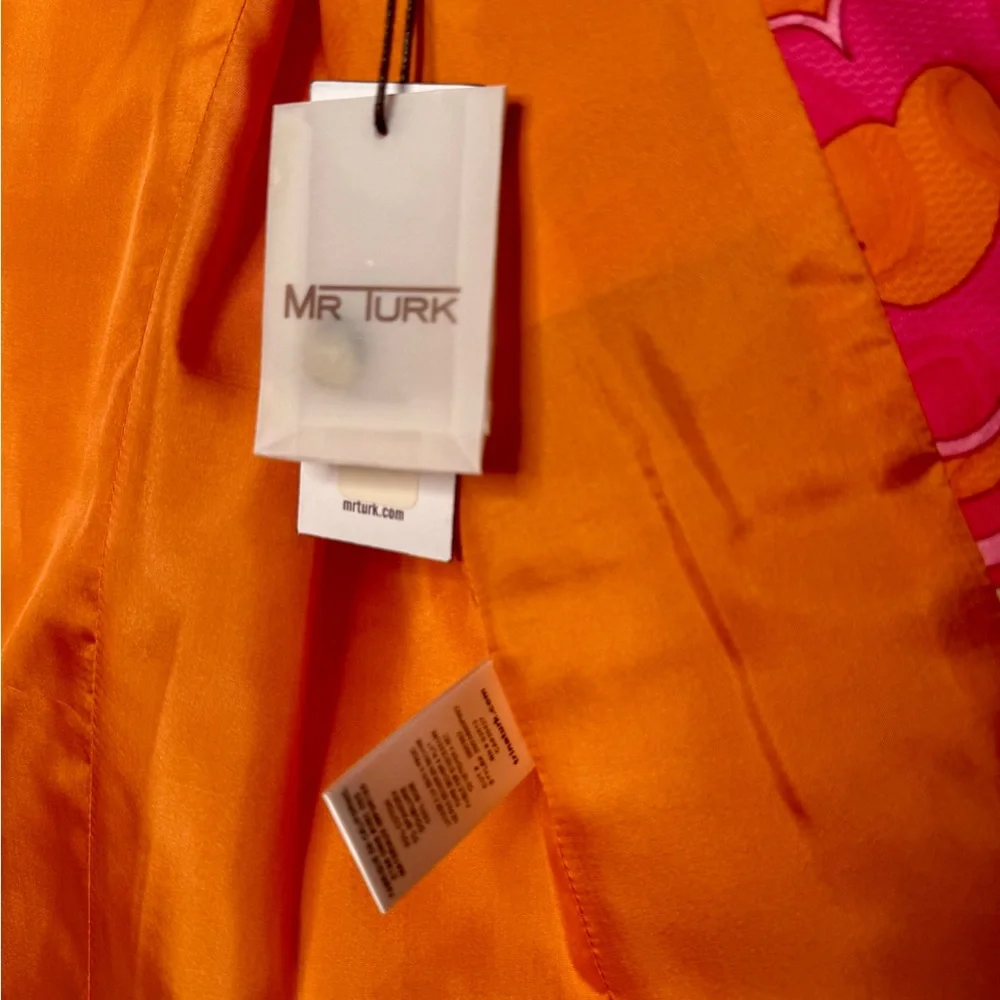 Vibrant Pink and Orange Blazer - Picture 5 of 9